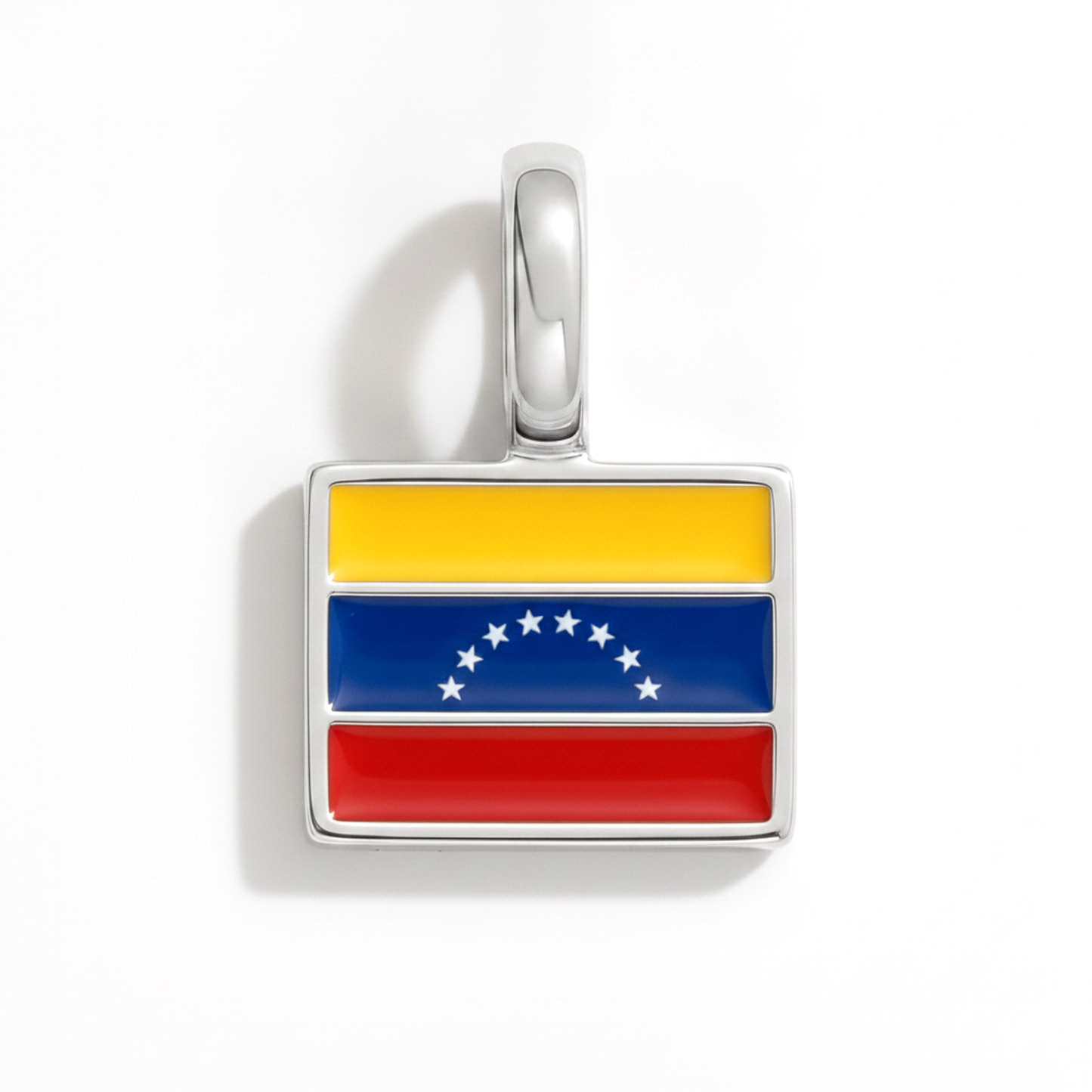 Charm venezuela – square silver